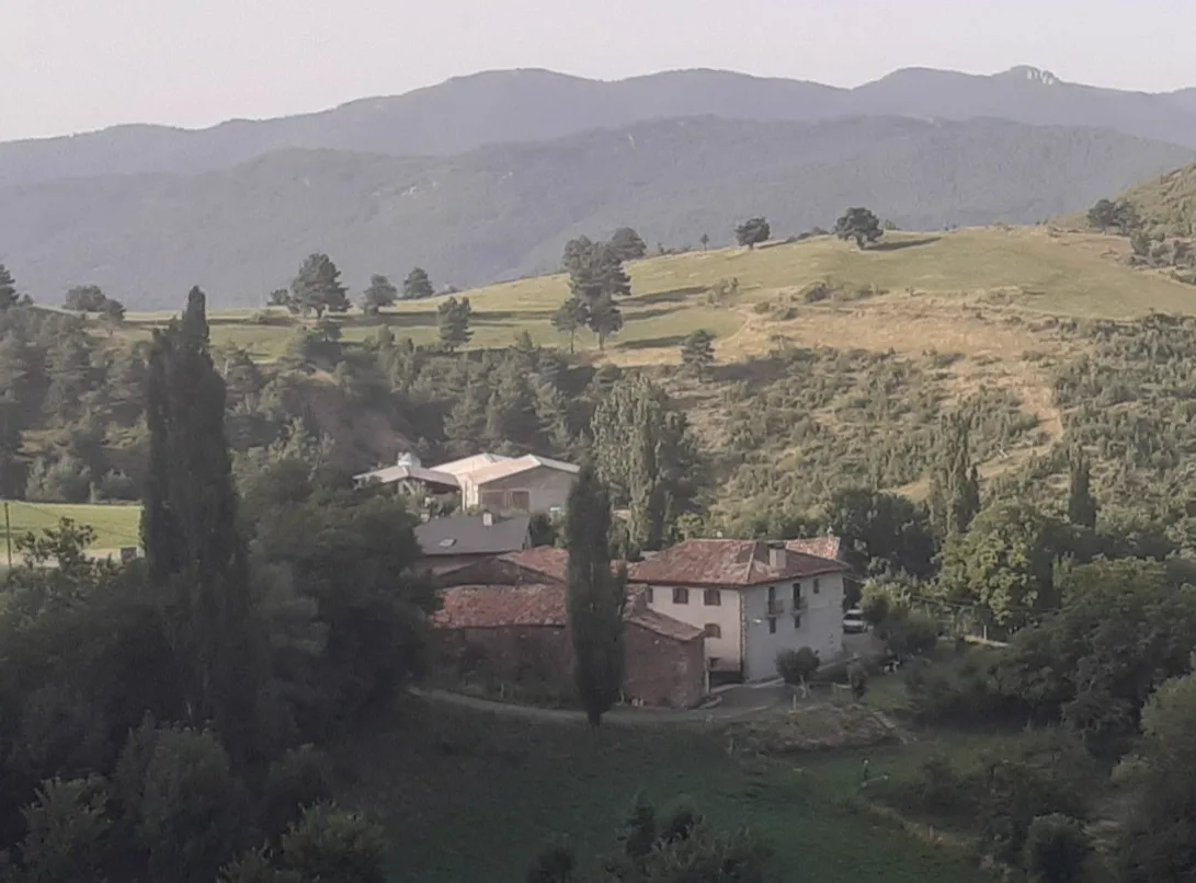 Ardanuy des de la carretera de Castanesa, agost del 2021.